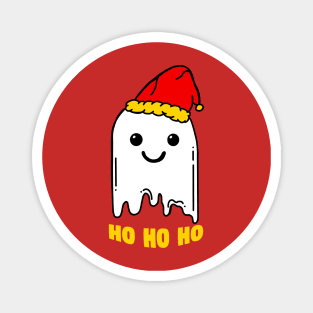 Cute Boo Ghost Ho Ho Ho Magnet